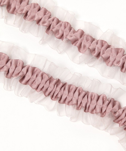 LAKOLE(ラコレ)の「チュールラッフルスマホショルダー / 980293(スマホグッズ・レディース・キャメル/ブラック/ライトグレー/ブラウン/アイボリー/ピンク/ネイビー/サンドグレー・FREE)」の13枚目の写真