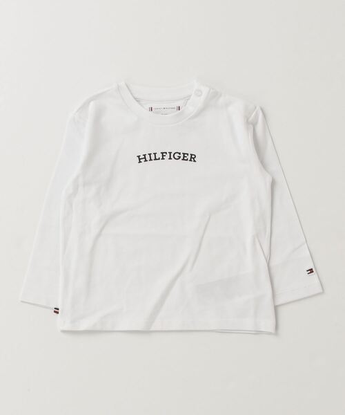 TOMMY HILFIGER(トミーヒルフィガー)の「BABY デニムダンガリーセット(サロペット/オーバーオール・キッズ・インディゴブルー/ブルー系・70cm/80cm/90cm)」の4枚目の写真