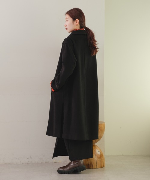 Kastane（カスタネ）の「B ステンカラーコート（ステンカラーコート・レディース・ブラック/ブラウン・FREE）」の22枚目の写真
