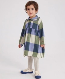 Baby Plaid Check jacquard dress