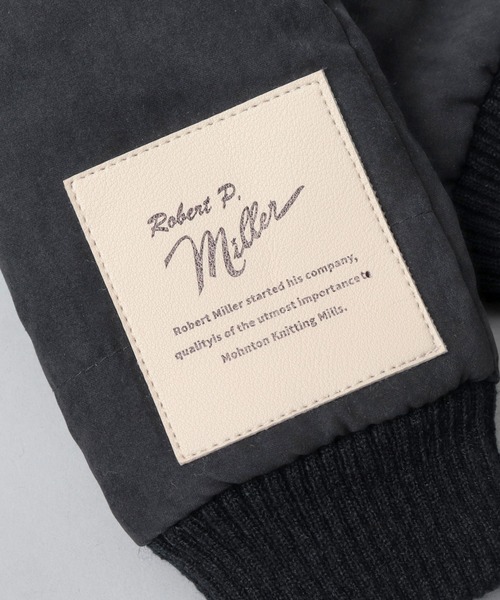 MILLER(ミラー)の「キルティング 裏ボア ハンドカバー フィンガーレス グローブ(手袋・レディース・ブラック/オフホワイト・FREE)」の8枚目の写真
