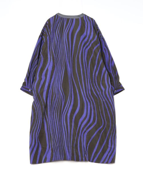 sandy（サンディー）の「sandy/斜め切替えワンピース（ワンピース・レディース・ベージュ/パープル/マスタード/ブラック・FREE）」の5枚目の写真