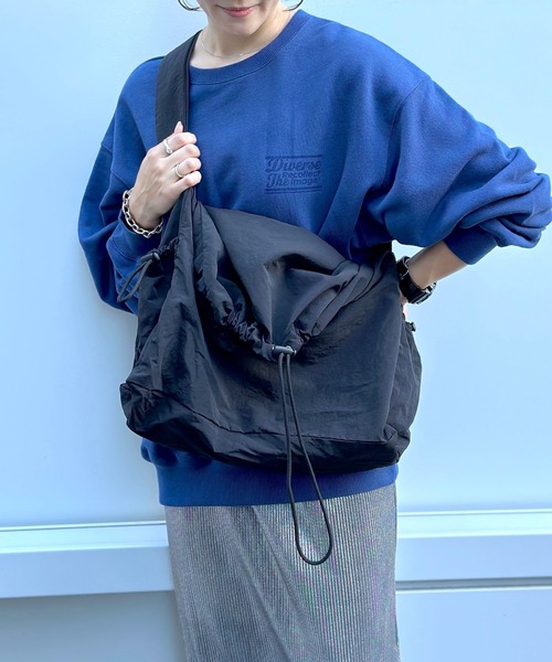 LEPSIM（レプシィム）の「ナイロンドロストショルダー2　987351（ショルダーバッグ・レディース・グレー/ブラック/アイボリー・ONE SIZE）」の2枚目の写真