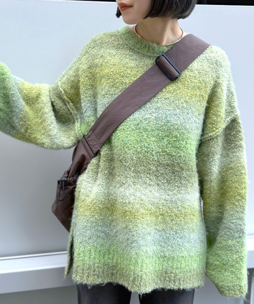 LEPSIM（レプシィム）の「ナイロンドロストショルダー2　987351（ショルダーバッグ・レディース・グレー/ブラック/アイボリー・ONE SIZE）」の7枚目の写真