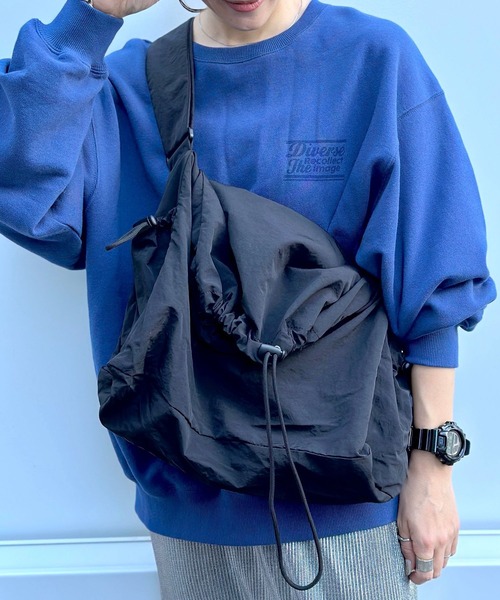 LEPSIM（レプシィム）の「ナイロンドロストショルダー2　987351（ショルダーバッグ・レディース・グレー/ブラック/アイボリー・ONE SIZE）」の10枚目の写真