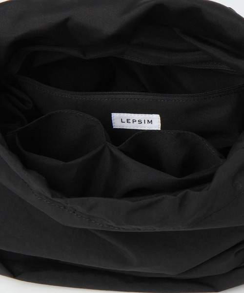 LEPSIM（レプシィム）の「ナイロンドロストショルダー2　987351（ショルダーバッグ・レディース・グレー/ブラック/アイボリー・ONE SIZE）」の19枚目の写真
