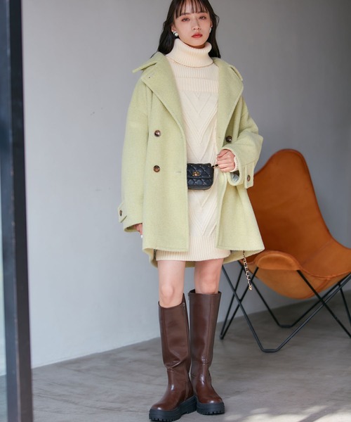 VIS（ビス）の「ミニスタッズチェーンショルダーバッグ（ショルダーバッグ・レディース・ブラック/グリーン/ピンク/イエロー系その他2/シルバー・FREE）」の7枚目の写真