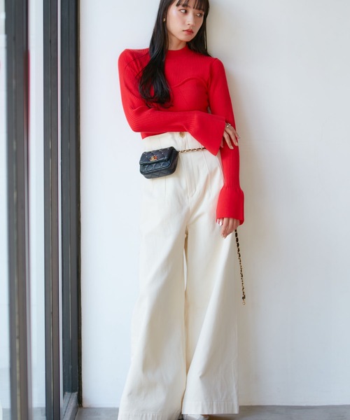 VIS（ビス）の「ミニスタッズチェーンショルダーバッグ（ショルダーバッグ・レディース・ブラック/グリーン/ピンク/イエロー系その他2/シルバー・FREE）」の9枚目の写真