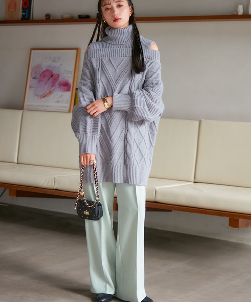 VIS（ビス）の「ミニスタッズチェーンショルダーバッグ（ショルダーバッグ・レディース・ブラック/グリーン/ピンク/イエロー系その他2/シルバー・FREE）」の10枚目の写真