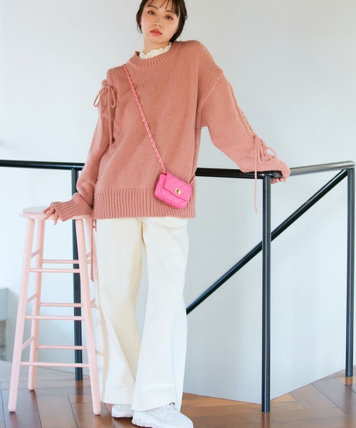 VIS（ビス）の「ミニスタッズチェーンショルダーバッグ（ショルダーバッグ・レディース・ブラック/グリーン/ピンク/イエロー系その他2/シルバー・FREE）」の14枚目の写真