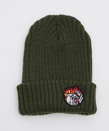 SIDEWAY STANCE（サイドウェイスタンス）の「【SIDEWAY STANCE】ワッペン刺しゅう リブ ニットキャップ（ニットキャップ/ビーニー）」
