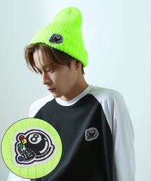 SIDEWAY STANCE（サイドウェイスタンス）の「【SIDEWAY STANCE】ワッペン刺しゅう リブ ニットキャップ（ニットキャップ/ビーニー）」
