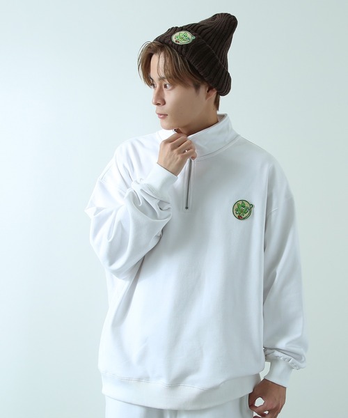 SIDEWAY STANCE（サイドウェイスタンス）の「【SIDEWAY STANCE】ワッペン刺しゅう リブ ニットキャップ（ニットキャップ/ビーニー・メンズ・C/D/F/B/G/I/P/A/H/J/O/K/L/M/N・FREE）」の22枚目の写真