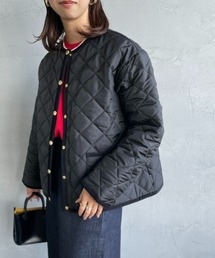 Traditional Weatherwear（トラディショナルウェザーウェア）の「[Traditional Weatherwear/トラディショナル ウェザーウェア] ARKLEY Aラインノーカラーキルティングジャケット（その他アウター）」