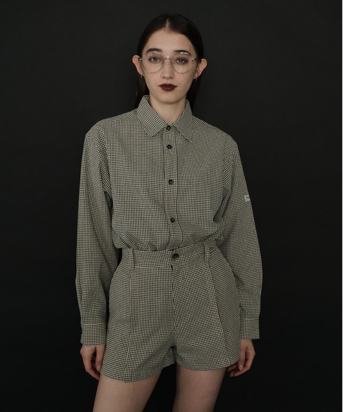 Cla STEllaR(クラステラ)の「クラシックチェック ショート パンツ ハーフ(その他パンツ・レディース・ベージュ・S/M)」の1枚目の写真