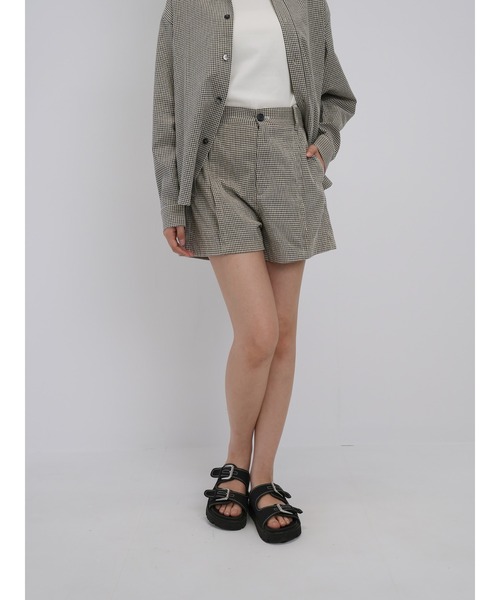 Cla STEllaR(クラステラ)の「クラシックチェック ショート パンツ ハーフ(その他パンツ・レディース・ベージュ・S/M)」の10枚目の写真