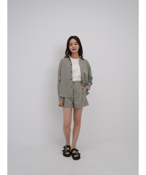 Cla STEllaR(クラステラ)の「クラシックチェック ショート パンツ ハーフ(その他パンツ・レディース・ベージュ・S/M)」の16枚目の写真