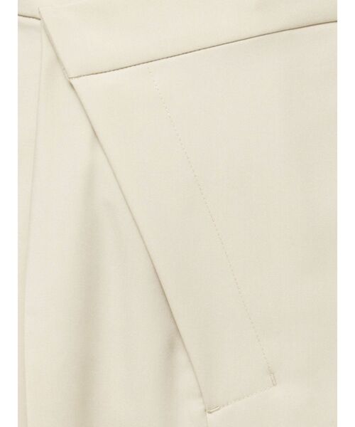 LAGUNAMOON（ラグナムーン）の「アシンメトリーバックベルトパンツ（スラックス・レディース・アイボリー/チャコールグレー・SMALL/MEDIUM）」の12枚目の写真