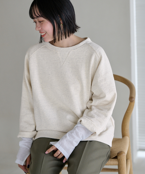 FRAMeWORK（フレームワーク）の「ヴィンテージ裏毛クロップド