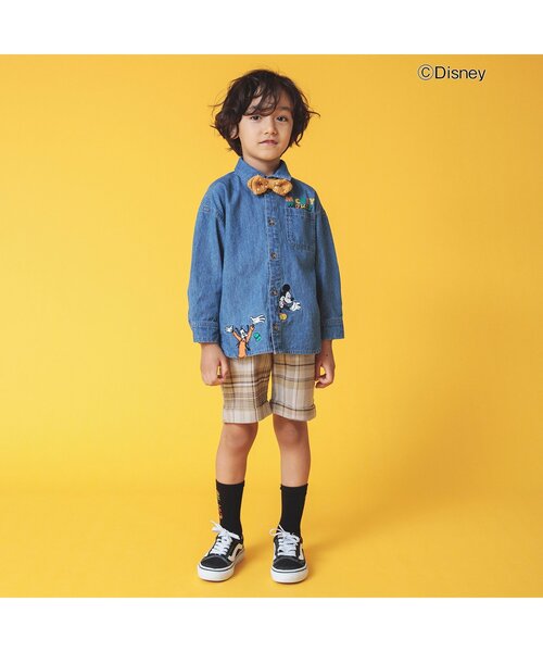 BREEZE（ブリーズ）の「【セットアップ可】フォーマルハーフパンツ（スーツパンツ・キッズ・ネイビー/ベージュ・90/100/130/120/110）」の3枚目の写真