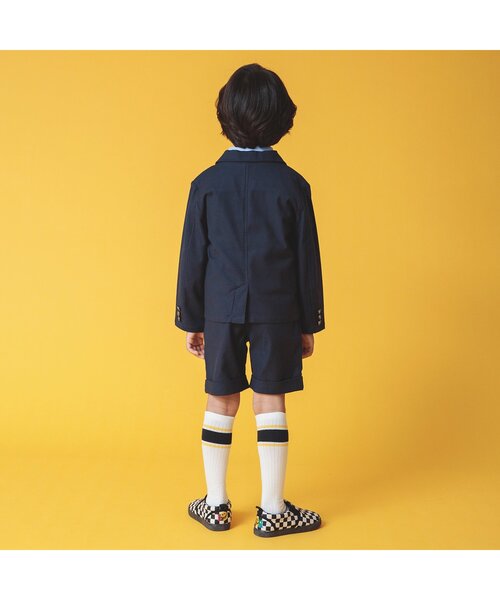 BREEZE（ブリーズ）の「【セットアップ可】フォーマルハーフパンツ（スーツパンツ・キッズ・ネイビー/ベージュ・90/100/130/120/110）」の9枚目の写真