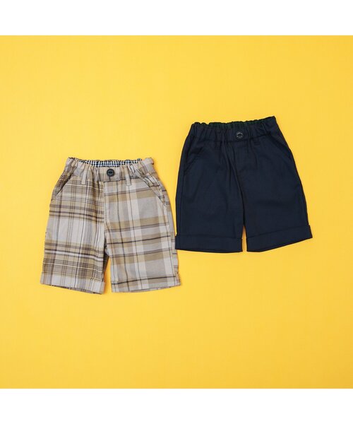 フリース、ハーフパンツセット セール】【セットアップ可】フォーマルハーフパンツ（スーツ