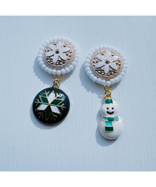 maumaumau様✴︎ネックレストップ＆ロードナイトピアス 三日月とタンザナイトを軟骨に│ちょっとオトナのボディピアス