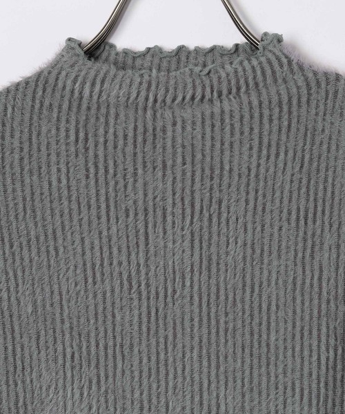 Heather（ヘザー）の「ファーカットソー　995425（Tシャツ/カットソー・レディース・グレー/アイボリー/ブラック・FREE）」の6枚目の写真