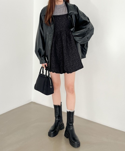 Heather（ヘザー）の「ファーカットソー　995425（Tシャツ/カットソー・レディース・グレー/アイボリー/ブラック・FREE）」の22枚目の写真