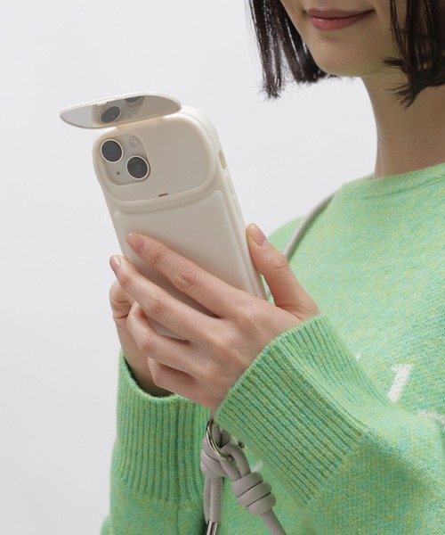 LAKOLE(ラコレ)の「ミラーカバー付きiPhoneケース / 991465(スマホケース/カバー・レディース・ブラウン/ブラック/ベージュ・SMALL/MEDIUM/X-SMALL)」の4枚目の写真