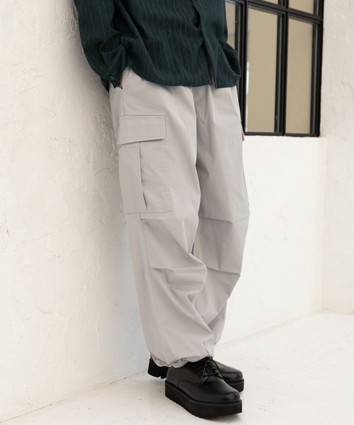LAKOLE（ラコレ）の「TCPUライトカーゴパンツ / 994610（カーゴパンツ・メンズ・オリーブ/オフホワイト/グレー/ブラック/ブラウン・LARGE/SMALL/MEDIUM）」の11枚目の写真