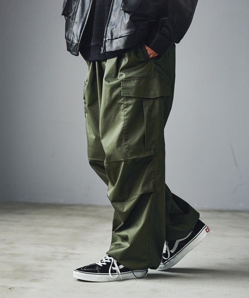 LAKOLE（ラコレ）の「TCPUライトカーゴパンツ / 994610（カーゴパンツ・メンズ・オリーブ/オフホワイト/グレー/ブラック/ブラウン・LARGE/SMALL/MEDIUM）」の17枚目の写真