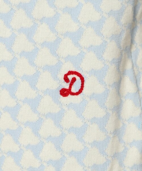 DRESSTERIOR(ドレステリア)の「◆【洗える】トリコロールジャカードハーフスリーブニット(ニット/セーター・レディース・ブルー系9・36/38/34)」の8枚目の写真