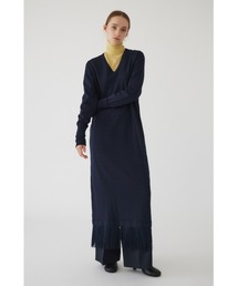 RIM.ARK（リムアーク）の「Fringe flare dress フリンジフレアドレス（ワンピース）」