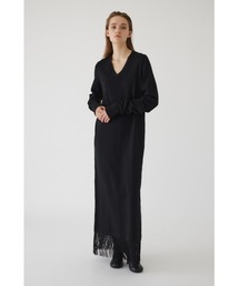 RIM.ARK リムアーク　ロングワンピース　Aラインワンピース　ブラック RIM.ARK（リムアーク）の「A-line dress Aラインドレス