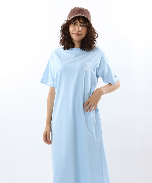 Champion(チャンピオン)の「【Champion/チャンピオン】レディース ワンピース(ワンピース・レディース・ネイビー/グリーン/ライトイエロー/ライトブルー・MEDIUM/LARGE)」の14枚目の写真