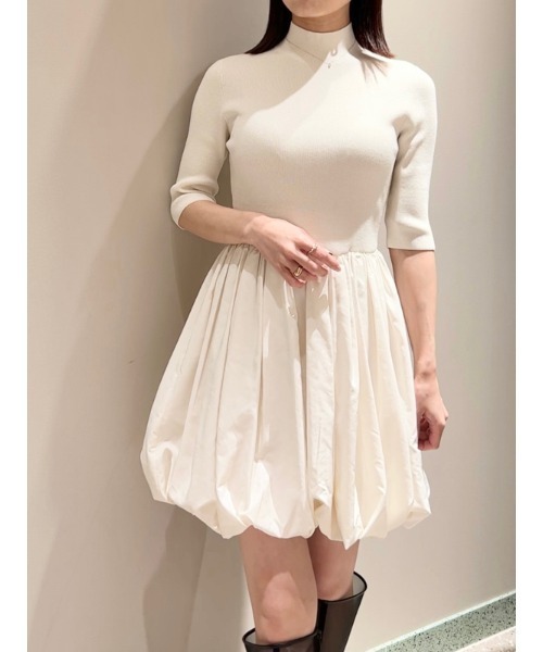 SNIDEL（スナイデル）の「バルーンドッキングミニワンピース