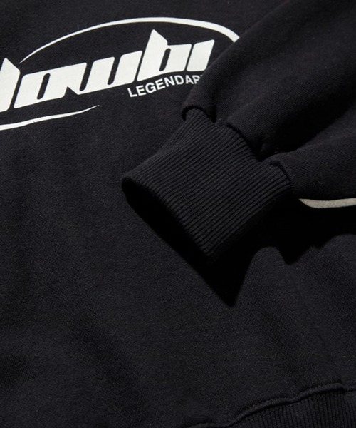 LOWBI（ロウビ）の「LOWBI／シグネチャロゴフーディー（裏起毛）（パーカー・レディース・ブラック/ライトグレー・FREE）」の16枚目の写真