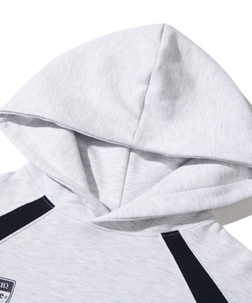 LOWBI（ロウビ）の「LOWBI／シグネチャロゴフーディー（裏起毛）（パーカー・レディース・ブラック/ライトグレー・FREE）」の20枚目の写真