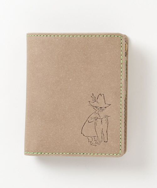 SMART PEOPLE（スマートピープル）の「【SMART PEOPLE/スマートピープル】 ムーミン 二つ折り財布（財布・レディース・オレンジ/ライトグリーン/ライトブルー・FREE）」の2枚目の写真