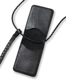 CALEE（キャリー）の「CALEE/キャリー PLANE LEATHER NECK STRAP