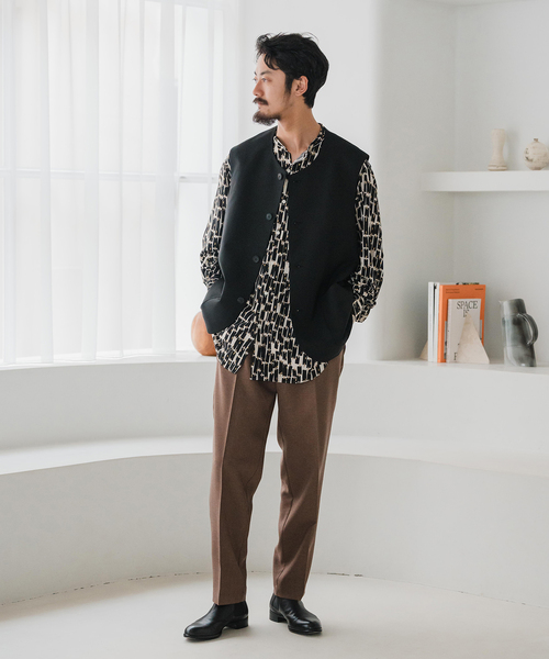 EDIFICE(エディフィス)の「Vintage mills ジレ(ベスト・メンズ・グレー/ブラック・MEDIUM/LARGE)」の3枚目の写真