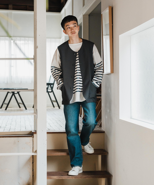 EDIFICE(エディフィス)の「Vintage mills ジレ(ベスト・メンズ・グレー/ブラック・MEDIUM/LARGE)」の12枚目の写真