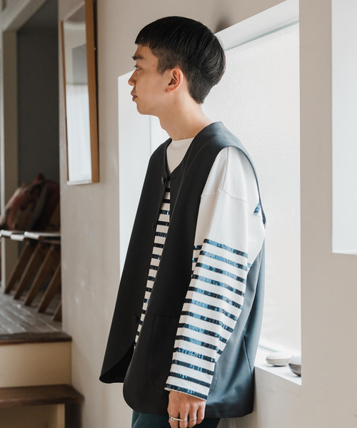 EDIFICE(エディフィス)の「Vintage mills ジレ(ベスト・メンズ・グレー/ブラック・MEDIUM/LARGE)」の18枚目の写真