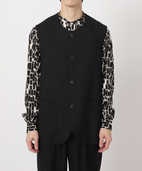 EDIFICE(エディフィス)の「Vintage mills ジレ(ベスト・メンズ・グレー/ブラック・MEDIUM/LARGE)」の20枚目の写真