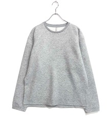 ジオメトリック柄ジャカード / クルーネック スリット ロンTee（長袖）
