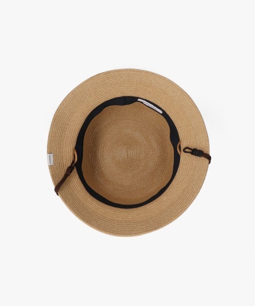 OVERRIDE（オーバーライド）の「OVERRIDE WASHABLE BD BUCKET HAT SGP / オーバーライド（ハット・レディース・ブラック/ライトブルー/ベージュ・58cm）」の9枚目の写真