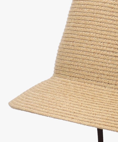 OVERRIDE（オーバーライド）の「OVERRIDE WASHABLE BD BUCKET HAT SGP / オーバーライド（ハット・レディース・ブラック/ライトブルー/ベージュ・58cm）」の10枚目の写真