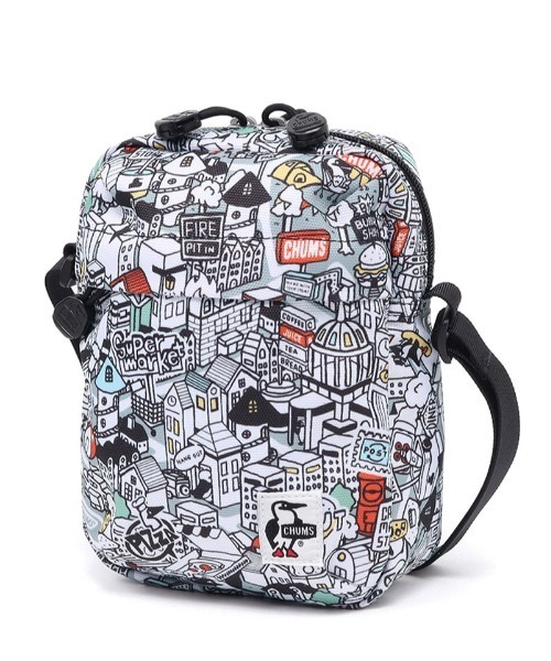 CHUMS(チャムス)の「【CHUMS/チャムス】 Recycle Vertical Mini Shoulder(ショルダーバッグ・メンズ・ブラック/ブラウン/レッド/ネイビー/その他1/その他2/その他3/ブルー/その他4・FREE)」の9枚目の写真