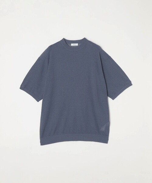 SHIPS any(シップス エニィ)の「SHIPS any: 〈手洗い可能〉リネンミックス サマーニット リラックス シアー Tシャツ◇(Tシャツ/カットソー・メンズ・ブラック/ロイヤルブルー/ダークグレー/オリーブ・SMALL/LARGE/MEDIUM)」の10枚目の写真